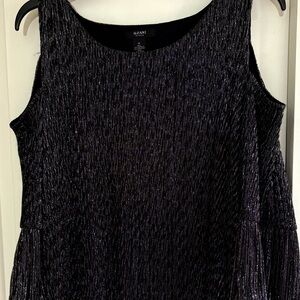 Alfani Metallic Black Top